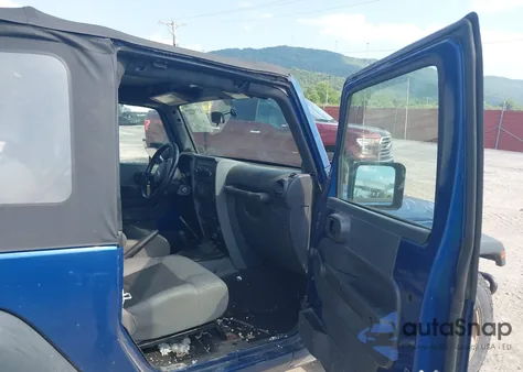 2009 Jeep Wrangler X из США, поврежденный, VIN 1J4FA24109L727084